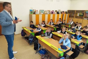 В преддверии Дня Победы посетили второклассников школы  N° 115.