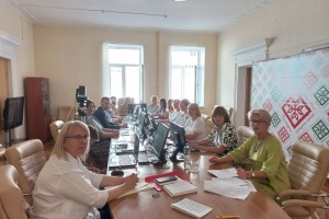 Главный редактор журнала «Выхаванне і дадатковая адукацыя» Наталья КАТОВИЧ выступила на заседании Республиканской научно-методической секции руководителей методических служб учреждений дополнительного образования детей и молодежи