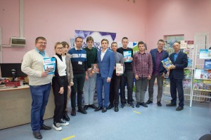 Сотрудники издательства «Адукацыя і выхаванне» посетили Витебский государственный университет им. П. М. Машерова. 