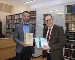 Прэзентацыя спецыяльнага нумара “Беларускага гістарычнага часопіса” ў Гродзенскім дзяржаўным універсітэце імя Янкі Купалы 20 снежня 2022 года