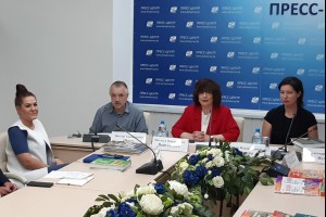 Участвуем в пресс-конференции «Вступительная кампания. Издательские новинки в помощь абитуриенту».