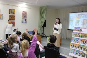 Предновогоднее путешествие в библиотеку с журналом «Рюкзачок»