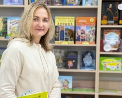  Вядомая дзіцячая пісьменніца Алена Масла наведала  нашу кнігарню ў ГЦ "Сталіца" 