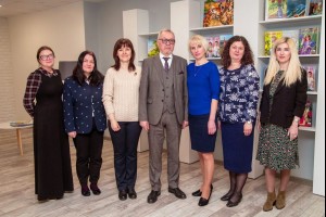 Міхась Пазнякоў — госць рэдакцыі часопіса «Пралеска»