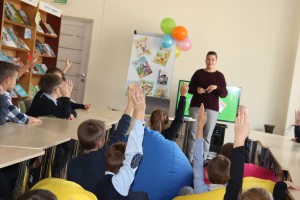 Пушкінская бібліятэка сустрэла часопіс «Вясёлка» ў Тыдзень роднай мовы