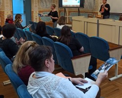 Диалоги об искусстве: заседание межрайонного методического объединения учителей с участием главного редактора журнала «Мастацтва i школа»