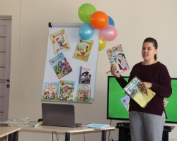 Пушкінская бібліятэка сустрэла часопіс «Вясёлка» ў Тыдзень роднай мовы