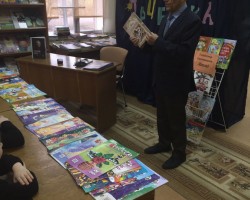 Уладзiмiр Лiпскi: майстар-клас у дзіцячай бібліятэцы iмя Васiля Віткі