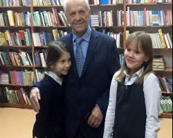 Уладзiмiр Лiпскi: майстар-клас у дзіцячай бібліятэцы iмя Васiля Віткі