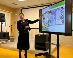 Издательство «Адукацыя і выхаванне» провело встречу с учащимися могилёвской средней школы № 12 (2)