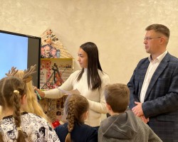 Издательство «Адукацыя і выхаванне» провело встречу с учащимися могилёвской средней школы № 12 (2)