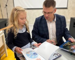 Издательство «Адукацыя і выхаванне» провело встречу с учащимися могилёвской средней школы № 12 (2)