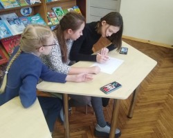 Журнал "Рюкзачок" встретился с 6-классниками в библиотеке имени Пушкина Журнал "Рюкзачок" встретился с 6-классниками в библиотеке имени Пушкина