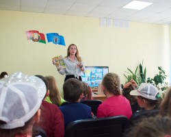 Рюкзачок встретился с читателями в детской библиотеке № 15 г. Минска. Рюкзачок встретился с читателями в детской библиотеке № 15 г. Минска.