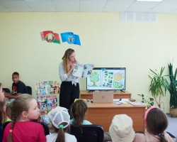 Рюкзачок встретился с читателями в детской библиотеке № 15 г. Минска. Рюкзачок встретился с читателями в детской библиотеке № 15 г. Минска.