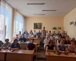 Главный редактор «Беларускага гістарычнага часопіса» А.А.Корзюк принял участие в заседании методического объединения учителей учителей истории и обществоведения Светлогорского района Главный редактор «Беларускага гістарычнага часопіса» А.А.Корзюк принял участие в заседании методического объединения учителей учителей истории и обществоведения Светлогорского района